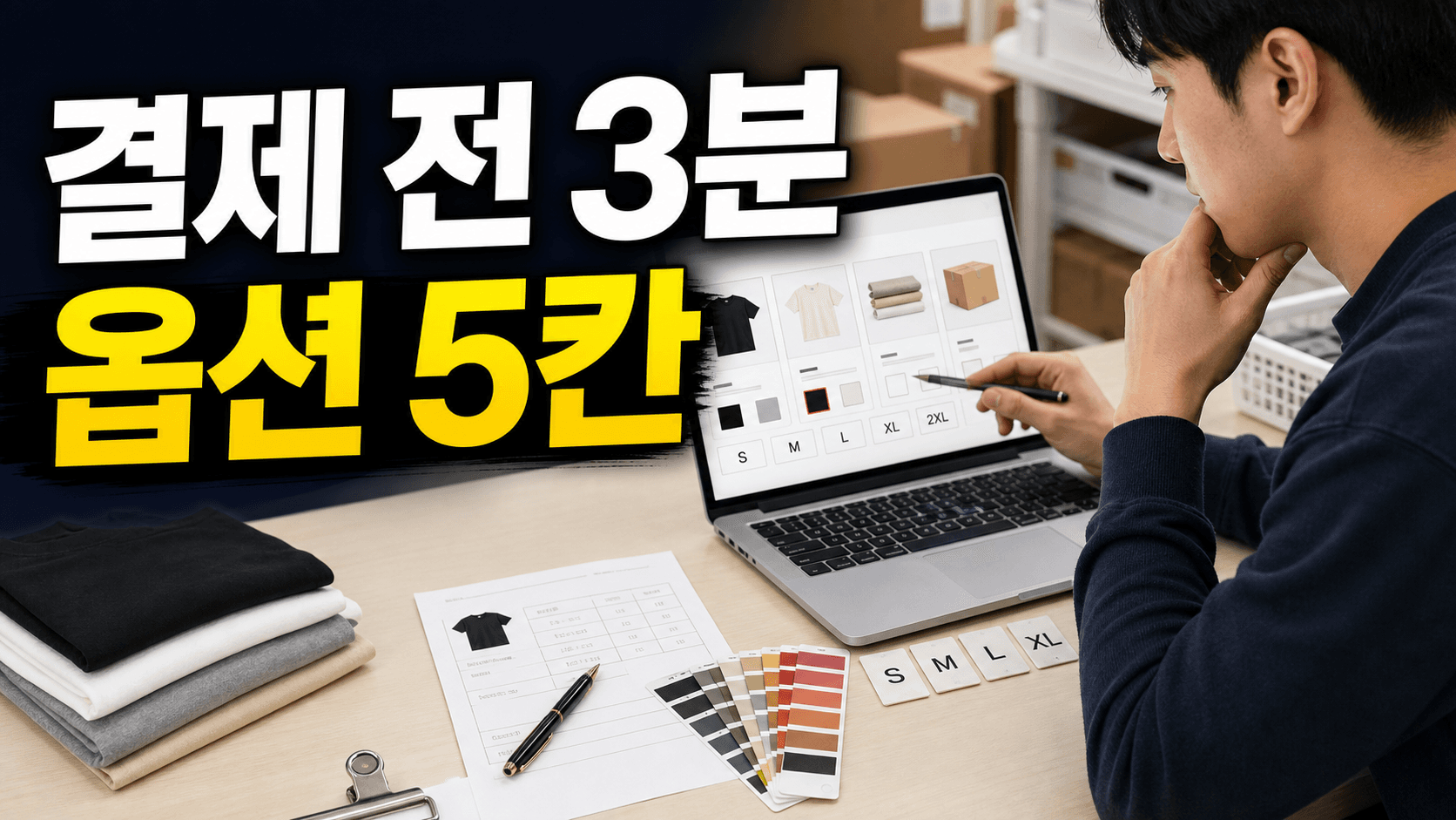 1688 옵션 주문 전, 결제 전 3분 확인 5칸 대표 이미지