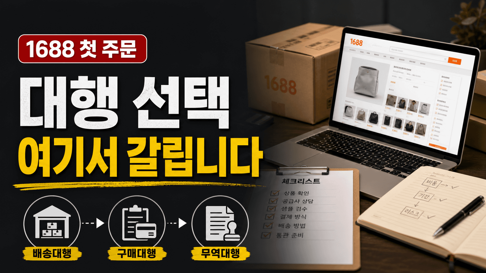 중국 구매대행·배송대행·무역대행, 첫 주문 전 고르는 기준