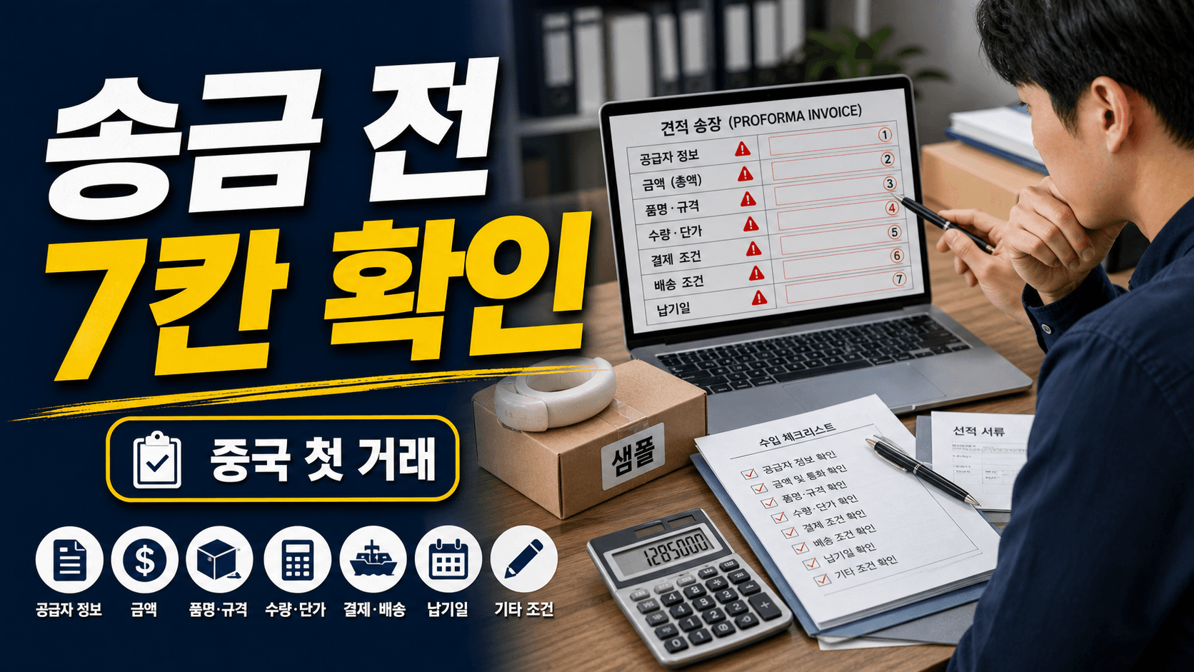 중국 공장 첫 송금 전 프로포마 인보이스 3분 체크 7가지 대표 이미지