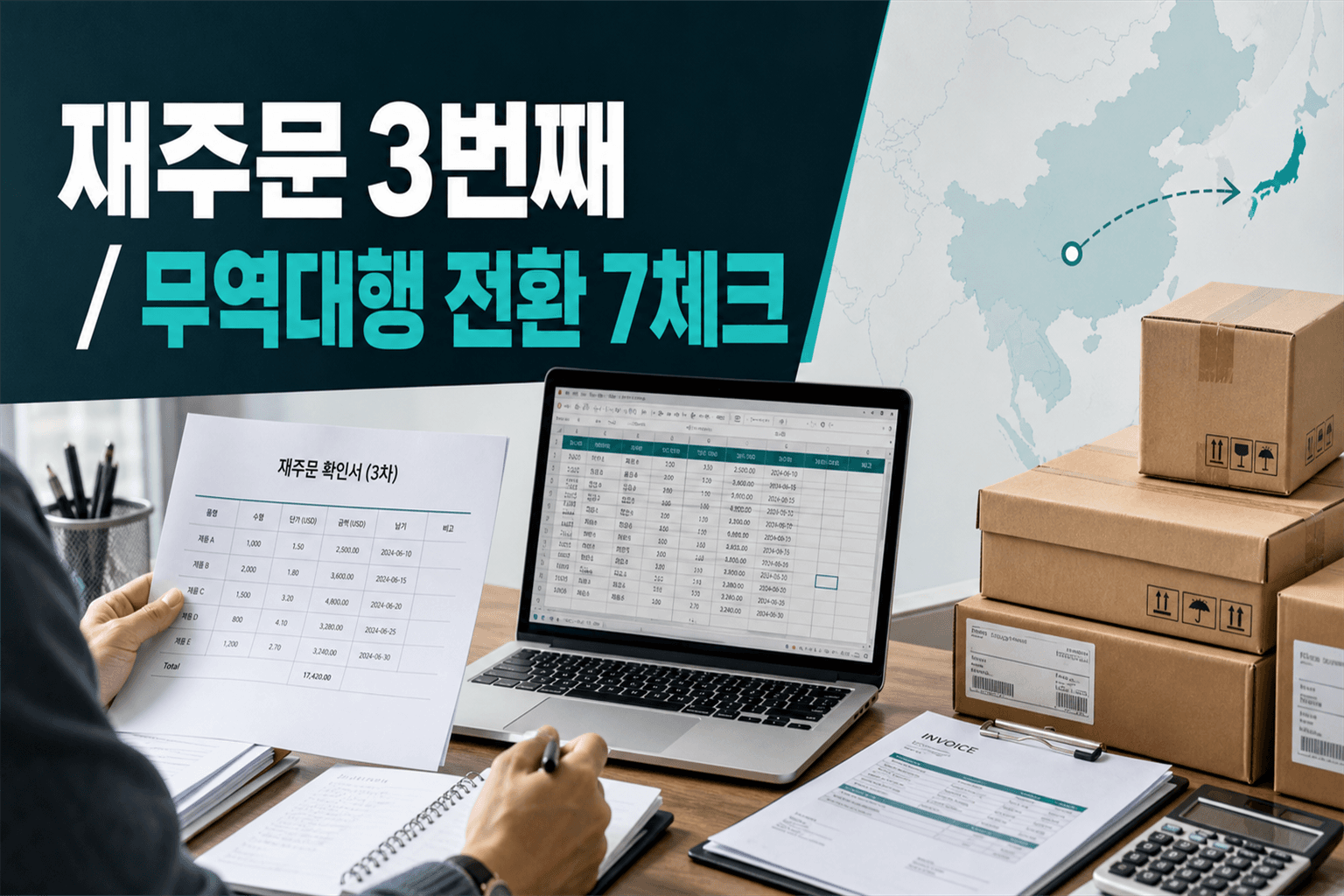 중국 재주문 3번째, 무역대행 전환 3분 체크 7가지 대표 이미지